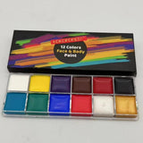 Maxbell 5xFace Body Paint Painting Palette Supplies for Halloween Fancy Dress Festival