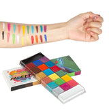 Maxbell 4xFace Body Paint Painting Palette Supplies for Halloween Fancy Dress Festival