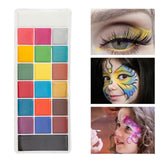 Maxbell 4xFace Body Paint Painting Palette Supplies for Halloween Fancy Dress Festival