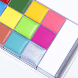 Maxbell 4xFace Body Paint Painting Palette Face Painting for Halloween Cosplay Holiday