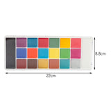 Maxbell 2xFace Body Paint Painting Palette Face Painting for Halloween Cosplay Holiday