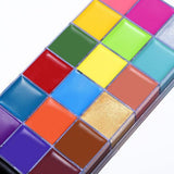 Maxbell 4xFace Body Paint Painting Palette Face Painting for Halloween Cosplay Holiday