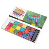 Maxbell 4xFace Body Paint Painting Palette Face Painting for Halloween Cosplay Holiday