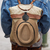 Maxbell 2xClip on Bag Hat Holder Towel Magnetic Hats Clip for Traveling Bags Backpacks Black