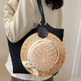 Maxbell 4xClip on Bag Hat Holder Towel Magnetic Hats Clip for Traveling Bags Backpacks Black