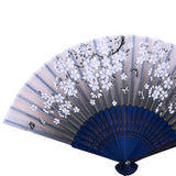Maxbell 3xFolding Hand Fan Women Handheld Folding Fan for Performance Birthday Wedding Style D