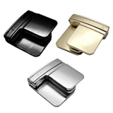 Maxbell 5xPants Clips for Waist Adjustable Pants Waist Clip Metal Pant Waist Tightener Black