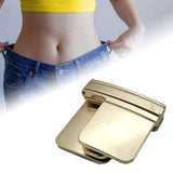 Maxbell 5xPants Clips for Waist Adjustable Pants Waist Clip Metal Pant Waist Tightener Golden