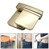Maxbell 2xPants Clips for Waist Adjustable Pants Waist Clip Metal Pant Waist Tightener Golden
