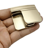Maxbell 3xPants Clips for Waist Adjustable Pants Waist Clip Metal Pant Waist Tightener Golden