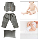 Maxbell Baby of Pillow Vest Pants Baby Photography Props for Holidays Party Birthday