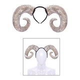 Maxbell 6xDevil Horns Hair Band Headband for Halloween Carnival Party Decoration