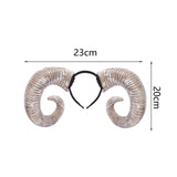 Maxbell 4xDevil Horns Hair Band Headband for Halloween Carnival Party Decoration