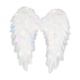 Maxbell 5xAngel Wings White Dress up Fairy Wings for Fashion Show Holidays Photo Props 45cmx45cm
