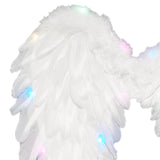 Maxbell 3xAngel Wings White Dress up Fairy Wings for Fashion Show Holidays Photo Props 45cmx45cm