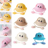 Maxbell Sun Hat Foldable Beach Panama Cap Outdoor for 3-10 Years Old Girls Baby Caps yellow