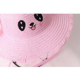 Maxbell Sun Hat Foldable Beach Panama Cap Outdoor for 3-10 Years Old Girls Baby Caps yellow