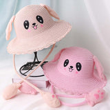 Maxbell Sun Hat Foldable Beach Panama Cap Outdoor for 3-10 Years Old Girls Baby Caps yellow