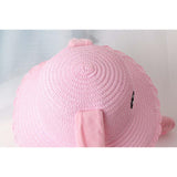 Maxbell Sun Hat Foldable Beach Panama Cap Outdoor for 3-10 Years Old Girls Baby Caps yellow