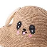 Maxbell Sun Hat Foldable Beach Panama Cap Outdoor for 3-10 Years Old Girls Baby Caps Khaki