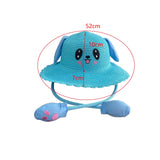 Maxbell Sun Hat Foldable Beach Panama Cap Outdoor for 3-10 Years Old Girls Baby Caps blue