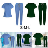 Maxbell 2xNurse Work Clothing Nursing Uniform Top and Pants Scrub Set Jogging Pant