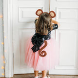 Maxbell 3xMonkey Ears and Long Tail Set Lolita Headdress for Prom Performance Carnival