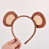 Maxbell 3xMonkey Ears and Long Tail Set Lolita Headdress for Prom Performance Carnival