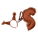 Maxbell 2xAnimal Tail Costume Kit Cosplay Hairband for Carnival Halloween Masquerade