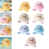 Maxbell Kids Sun Hat Cute Rabbit Hat Breathable Summer Beach Cap Children Bucket Cap Yellow