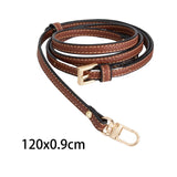 Maxbell 4xPurse Strap for Handbag Durable PU Leather Bag Strap Stylish Crossbody Strap Brown
