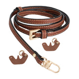 Maxbell 4xPurse Strap for Handbag Durable PU Leather Bag Strap Stylish Crossbody Strap Brown