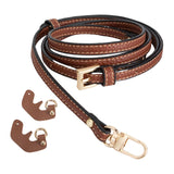 Maxbell 5xPurse Strap for Handbag Durable PU Leather Bag Strap Stylish Crossbody Strap Brown