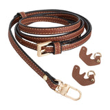 Maxbell 4xPurse Strap for Handbag Durable PU Leather Bag Strap Stylish Crossbody Strap Brown