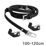 Maxbell 2xPurse Strap for Handbag Durable Bag Shoulder Strap for Clutches Purse Making Black
