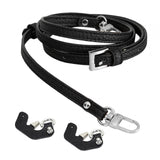 Maxbell 4xPurse Strap for Handbag Durable Bag Shoulder Strap for Clutches Purse Making Black