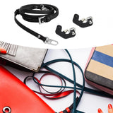 Maxbell 3xPurse Strap for Handbag Durable Bag Shoulder Strap for Clutches Purse Making Black