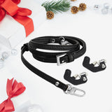 Maxbell 3xPurse Strap for Handbag Durable Bag Shoulder Strap for Clutches Purse Making Black