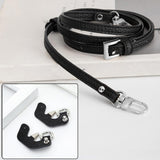 Maxbell 4xPurse Strap for Handbag Durable Bag Shoulder Strap for Clutches Purse Making Black