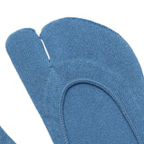 Maxbell 2xWomen 2 Toe Flip Flop Socks Women No Show Toe Socks for Loafer Shoes Sneaker Dark Blue