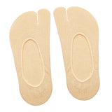 Maxbell 3xWomen 2 Toe Flip Flop Socks Women No Show Toe Socks for Loafer Shoes Sneaker Light Skin