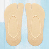 Maxbell 3xWomen 2 Toe Flip Flop Socks Women No Show Toe Socks for Loafer Shoes Sneaker Light Skin