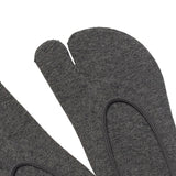 Maxbell 3xWomen 2 Toe Flip Flop Socks Women No Show Toe Socks for Loafer Shoes Sneaker Dark Gray