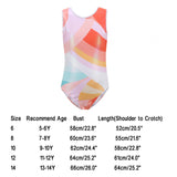 Maxbell Girls Swimsuit Bathing Suit Beachwear Playing Decorative Kids Swimwear 12yard
