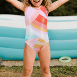 Maxbell Girls Swimsuit Bathing Suit Beachwear Playing Decorative Kids Swimwear 6yard