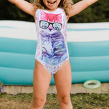 Maxbell Girls Swimsuit Bathing Suit Clothing Playing Garden Breathable Kids Swimwear 12yard