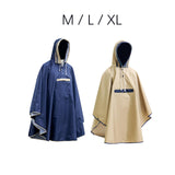 Maxbell Kids Rain Poncho Waterproof Hoodie Poncho for Girls Boys Unisex Kids Fishing Blue M