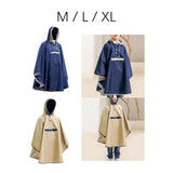 Maxbell Kids Rain Poncho Waterproof Hoodie Poncho for Girls Boys Unisex Kids Fishing Blue M