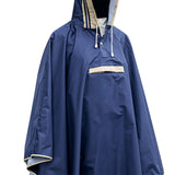 Maxbell Kids Rain Poncho Waterproof Hoodie Poncho for Girls Boys Unisex Kids Fishing Blue L