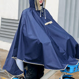 Maxbell Kids Rain Poncho Waterproof Hoodie Poncho for Girls Boys Unisex Kids Fishing Blue L